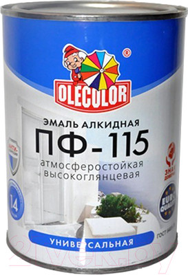 Эмаль Olecolor ПФ-115 (1.9кг, белый)