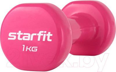 Гантель Starfit DB-101 (1кг, розовый)