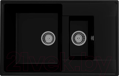 Мойка кухонная Ulgran Quartz Prima 780 1.5 K-07 (уголь)