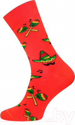 Носки Брестские 4200 рис.005 (р.44-47, терракот)