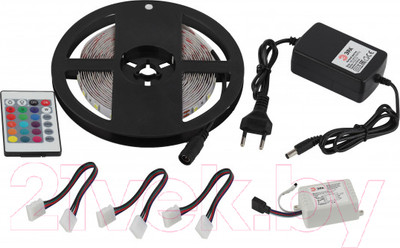 Светодиодная лента ЭРА 5050kit-14.4-60-12-IP20-RGB-5m / Б0043067