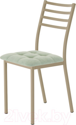 Стул AMC Comfort 4.10.10 (ткань мятный/капучино)