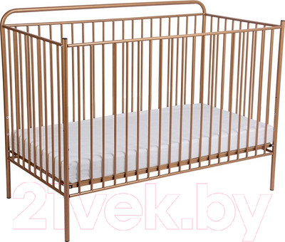 Детская кровать-трансформер Polini Kids Vintage 400 / 0002471.8 (золото)