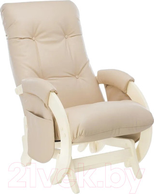 Кресло-маятник Импэкс Milli Smile с карманами (дуб шампань/Polaris Beige)