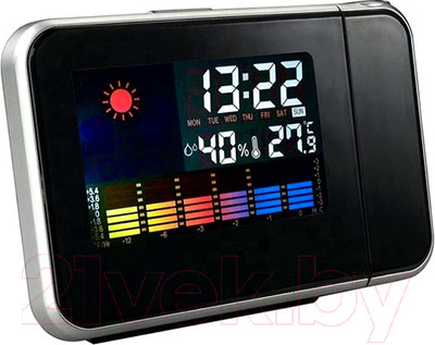 Настольные часы No Brand Jettix / 7012.02 (черный)