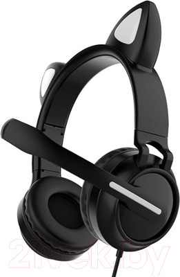 Наушники детские Qumo Game Cat Black GHS 0034 / Q33034