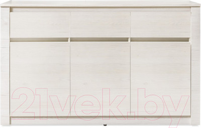 Тумба Рэйгрупп Bromo КО-06 3D3Y 129.9x80x45 / КО-06 BR (дуб бордолайт)