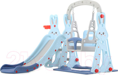 Горка-комплекс Perfetto Sport Зайчонок / PS-042-М (ментол)