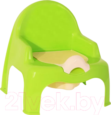 Детский горшок Эльфпласт EP023 (салатовый/кремовый)