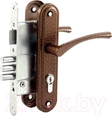 Замок врезной Омега ЗВ4-2.01 (бронза)
