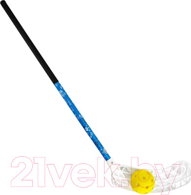 Клюшка для флорбола Realstick Kidscamp / MR-KF-KC65R (черный/синий)