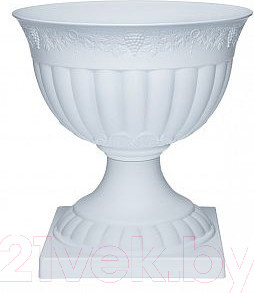 Вазон Эльфпласт Флора / EP219 (белый)
