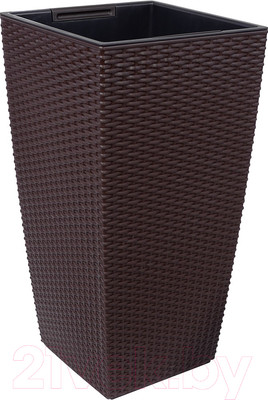 Кашпо Эльфпласт Camellia Ротанг / EP569 (венге)