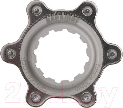 Адаптер дискового тормоза для велосипеда Baradine Center Lock BC-02-SI (серебристый)