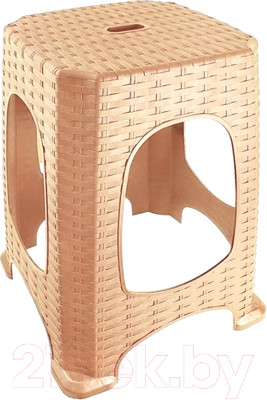 Табурет Эльфпласт Ротанг большой EP255 (бежевый)