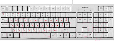 Клавиатура Sven KB-S300 (белый)