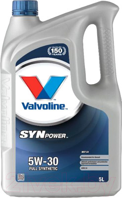 Моторное масло Valvoline SynPower MST C4 5W30 / 872771 (5л)