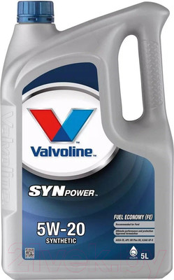 Моторное масло Valvoline SynPower FE 5W20 / 872556 (5л)