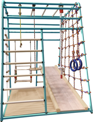 Детский спортивный комплекс Вертикаль Веселый Малыш Next (изумрудный, горка/мягкий бортик)