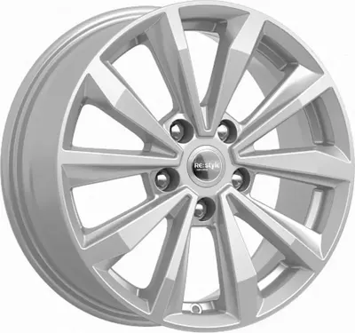 Литой диск K&K КС974 Qashqai 16x6.5" 5x114.3мм DIA 66.1мм ET 40мм Сильвер