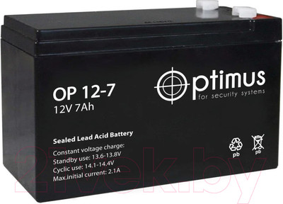 Аккумуляторная батарея Optimus OP 12-07
