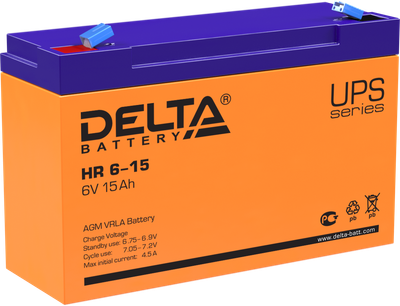 Аккумуляторная батарея DELTA HR 6-15