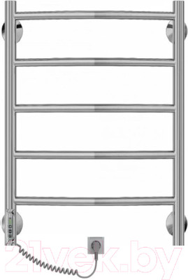 Полотенцесушитель электрический GRANULA Классик 50x60 5 перекладин D32 (терморегулятор с таймером слева)