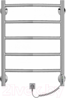 Полотенцесушитель электрический GRANULA Классик 50x60 5 перекладин D32 (терморегулятор с таймером)