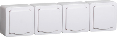 Розетка IEK Гермес Plus ERMP42-K01-16-54-EC