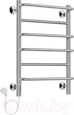 Полотенцесушитель электрический GRANULA Комби 50x60 6 перекладин D32 (терморегулятор с таймером слева)