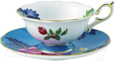 Чашка с блюдцем Wedgwood Wonderlust Сапфировый сад / 1057269