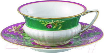 Чашка с блюдцем Wedgwood Wonderlust Розовый лотос / 1057266