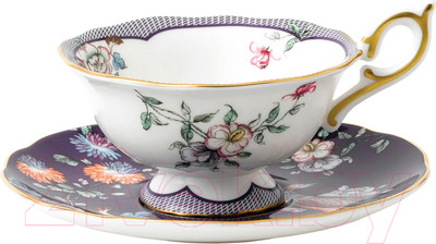 Чашка с блюдцем Wedgwood Wonderlust Midnight Garden / 40024023