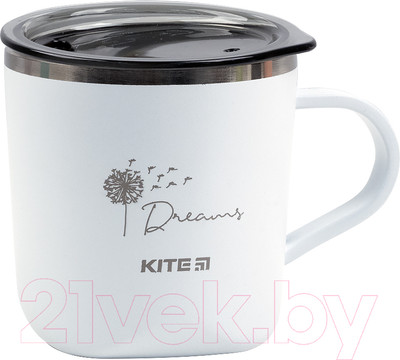 Термокружка Kite 21-324-01 К (260мл, белый)