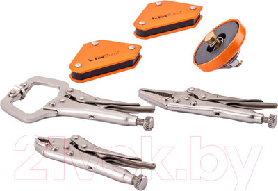 Набор магнитных фиксаторов FoxWeld MULTI-6 / 5392