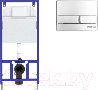 Инсталляция для унитаза Berges Novum 525 040000 + L3 040013