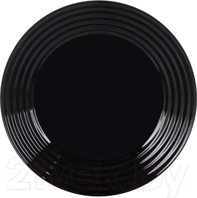 Тарелка столовая обеденная Luminarc Harena Black L7614