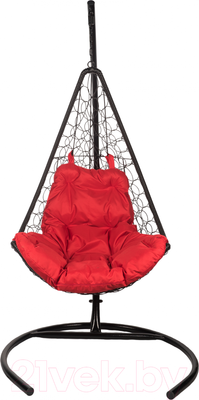 Кресло подвесное BiGarden Wind Black (подушка красная)
