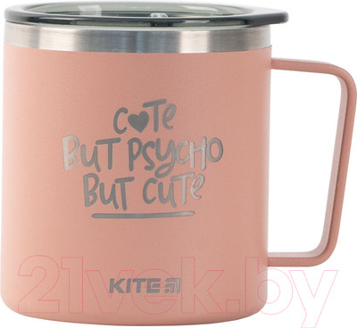 Термокружка Kite 22-379-03 К (400мл, пудра)