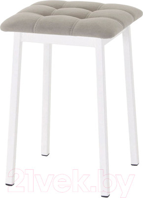 Табурет AMC Comfort 7.6.18 (ткань латте/белый)