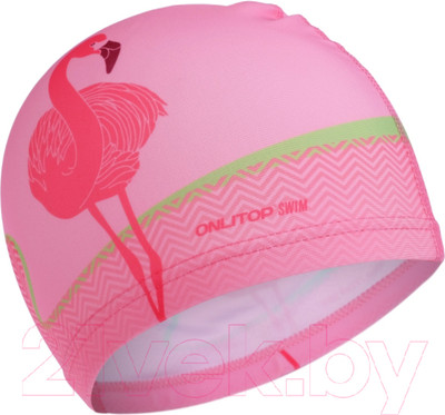 Шапочка для плавания Onlytop Фламинго / 4135185