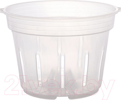 Вазон BOTANICA с боковыми прорезями для орхидей (прозрачный, 14x10.4см)