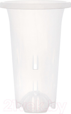 Вазон BOTANICA Для орхидей (высокий, прозрачный, 18x23см)