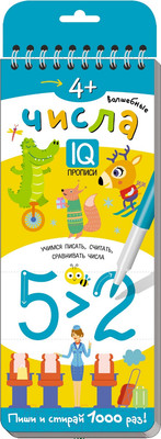 Пропись Айрис-пресс Учимся писать, считать и сравнивать числа. Волшебные числа 4+ (Самусенко О.А.)