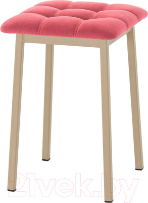 Табурет AMC Comfort 7.10.8 (ткань красный/капучино)