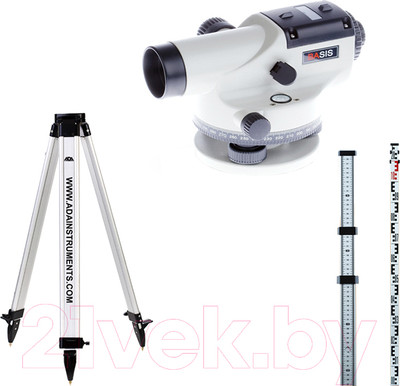 Лазерный нивелир ADA Instruments Basis + Рейка нивелирная ADA Instruments Staff / А00117_К