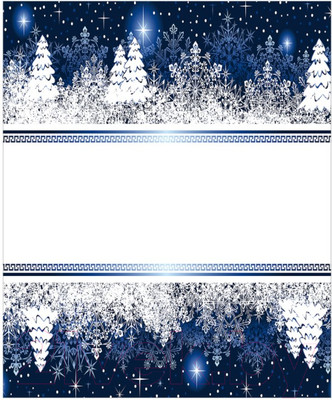 Скатерть JoyArty Снежные ели / tcox_37031 (180x145)