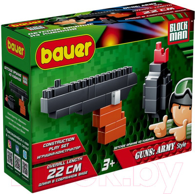 Конструктор Bauer Пистолет Макарова и ручная граната / 869 (34эл)