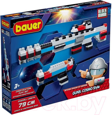 Конструктор Bauer Рельсотрон и бластер / 876 (158эл)