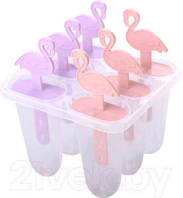 Форма для мороженого Мультидом Фламинго / VL80-356